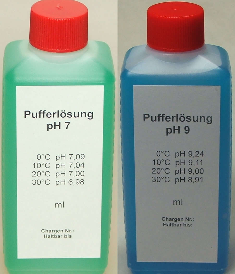 Lasama Pufferlösung / Eichlösung Set je 100 ml pH7 + pH9