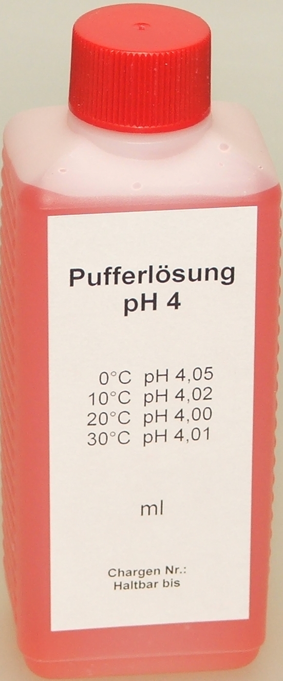 Pufferlösung / Eichlösung pH4 100 ml