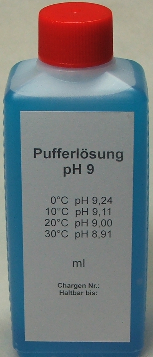 Pufferlösung / Eichlösung pH9 1 Liter