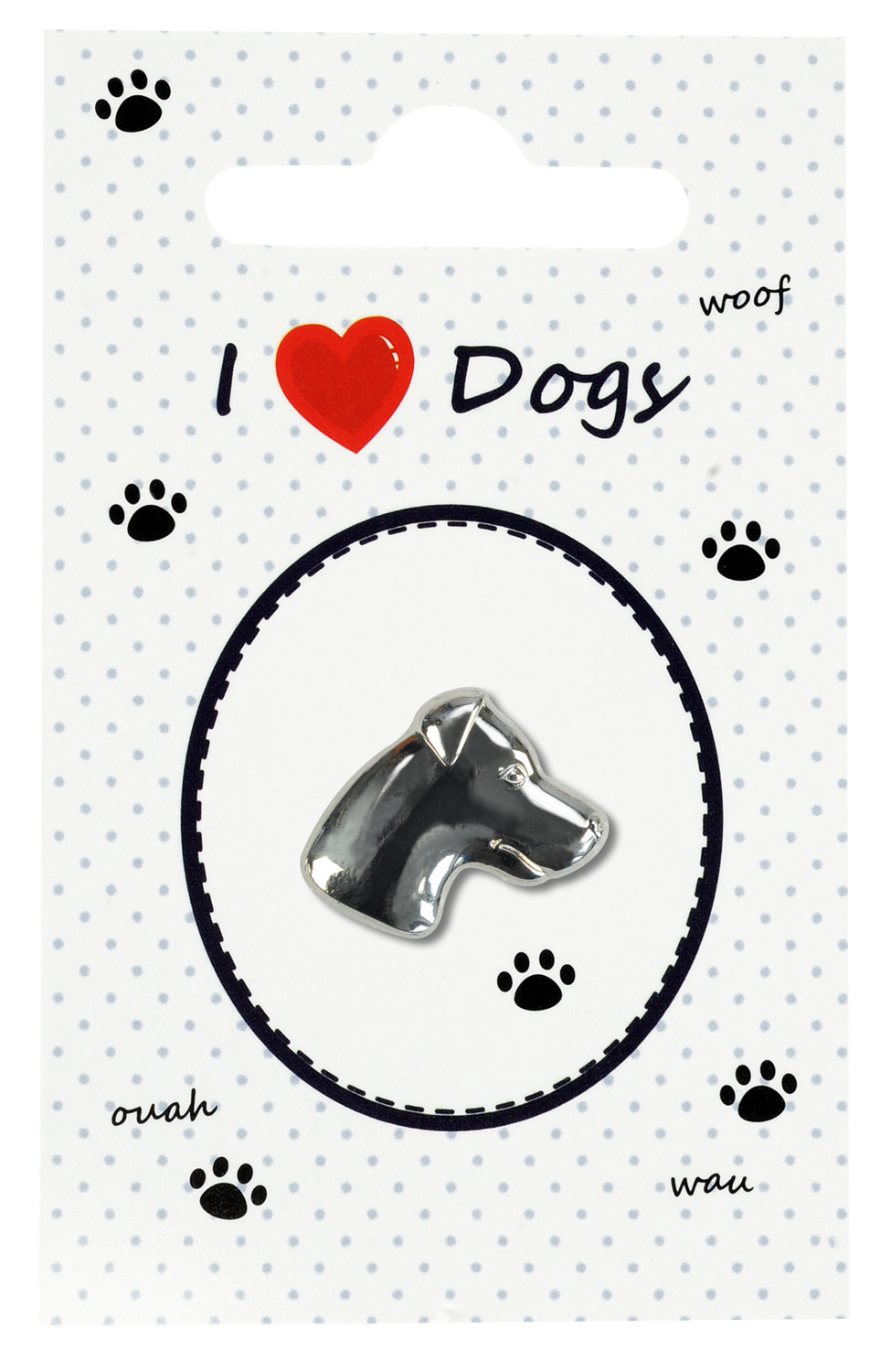 Hunde-Pin I love Dogs