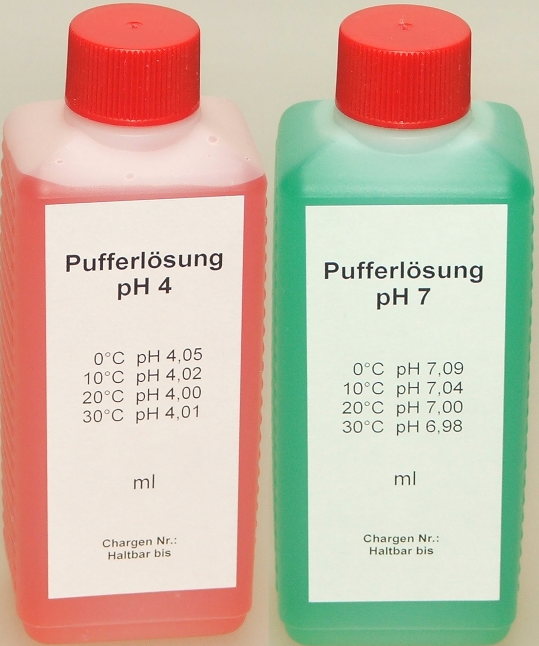 Lasama Pufferlösung / Eichlösung Set je 100 ml pH4 + pH7